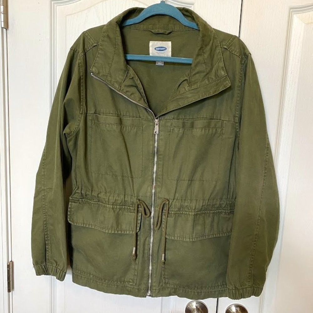 Olive Green Utility Jacket